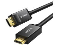 Kabel komputerowy UGREEN Kabel DisplayPort - HDMI 4K 3m DP101 czarny 6957303812035